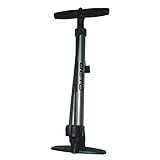 Beto Hochdruck-Standpumpe, Stahl, Dunkelsilber, mit Manometer und Softgriff Beto Hochdruck-Standpumpe, Stahl, Dunkelsilber, mit Manometer und Softgriff