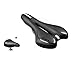Fahrradsattel - Schwarzer Gel Sattel mit PU Leder Überzug - Herren und Damen Fahrradsitz für MTB, Mountainbike, Rennrad, BMX, Citybike, E-Bike - Gratis Sattelschutz und Schal Fahrradsattel - Schwarzer Gel Sattel mit PU Leder Überzug - Herren und Damen Fahrradsitz für MTB, Mountainbike, Rennrad, BMX, Citybike, E-Bike - Gratis Sattelschutz und Schal