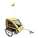 M-Wave Kids Ride Easy Faltbarer Kinder Und Gepäck-fahrradanhänger Mit Stahlrahmen, Silber, 60 x 75 x 28 cm M-Wave Kids Ride Easy Faltbarer Kinder Und Gepäck-fahrradanhänger Mit Stahlrahmen, Silber, 60 x 75 x 28 cm
