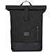 Johnny Urban Rolltop Rucksack Damen & Herren Schwarz - Adam Large - 16" Laptop Fach - Robustes Baumwoll Canvas - Wasserabweisend Johnny Urban Rolltop Rucksack Damen & Herren Schwarz - Adam Large - 16" Laptop Fach - Robustes Baumwoll Canvas - Wasserabweisend