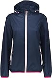 CMP - Damen-Regenjacke aus Ripstop-Polyester, Marine, D38 CMP - Damen-Regenjacke aus Ripstop-Polyester, Marine, D38