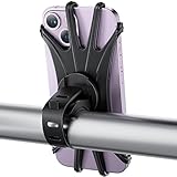 VUP Fahrrad Handyhalterung, Universal 360° Drehbarer Silikon Handyhalter Fahrradlenker Motorrad für 4.0 bis 6.7 Zoll Smartphones Schwarz VUP Fahrrad Handyhalterung, Universal 360° Drehbarer Silikon Handyhalter Fahrradlenker Motorrad für 4.0 bis 6.7 Zoll Smartphones Schwarz