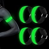 Molbory Unisex-Adult NA050-Running-Bracelet, 4 Stück Reflective LED leucht Armbänder Lichtband Kinder Nacht Sicherheits Licht für Laufen Joggen Hundewandern Running Outdoor Sports, Grün, m Molbory Unisex-Adult NA050-Running-Bracelet, 4 Stück Reflective LED leucht Armbänder Lichtband Kinder Nacht Sicherheits Licht für Laufen Joggen Hundewandern Running Outdoor Sports, Grün, m