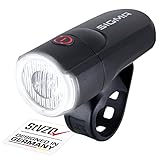 SIGMA Sport - Aura 30 | LED Fahrradlicht 30 Lux | StVZO zugelassenes, batteriebetriebenes Vorderlicht | Farbe: Schwarz SIGMA Sport - Aura 30 | LED Fahrradlicht 30 Lux | StVZO zugelassenes, batteriebetriebenes Vorderlicht | Farbe: Schwarz