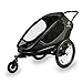 Hamax Unisex-Adult Outback Black-New22 Trailer, Green/Black, One Size Hamax Unisex-Adult Outback Black-New22 Trailer, Green/Black, One Size