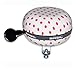 Basil Glocke Big Bell Ding Dong Fahrradklingel, Muster Polkadot weiß rot Basil Glocke Big Bell Ding Dong Fahrradklingel, Muster Polkadot weiß rot