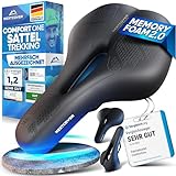 NEXTCOVER® Fahrradsattel - Das Original - mit Memory-Foam 2.0 I maximaler Fahrkomfort I ergonomischer Fahrrad Sattel für Damen & Herren I Fahrradsattel Herren bequem, Fahrradsattel Damen bequem weich NEXTCOVER® Fahrradsattel - Das Original - mit Memory-Foam 2.0 I maximaler Fahrkomfort I ergonomischer Fahrrad Sattel für Damen & Herren I Fahrradsattel Herren bequem, Fahrradsattel Damen bequem weich