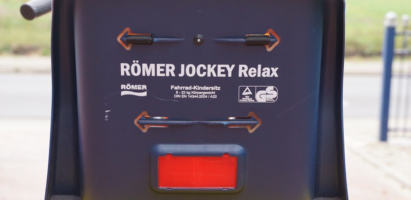 Fahrrad Kindersitz hinten mit TÜV und GS Prüfsiegel und Gewichtsangabe von Römer Fahrrad Kindersitz hinten mit TÜV und GS Prüfsiegel und Gewichtsangabe von Römer